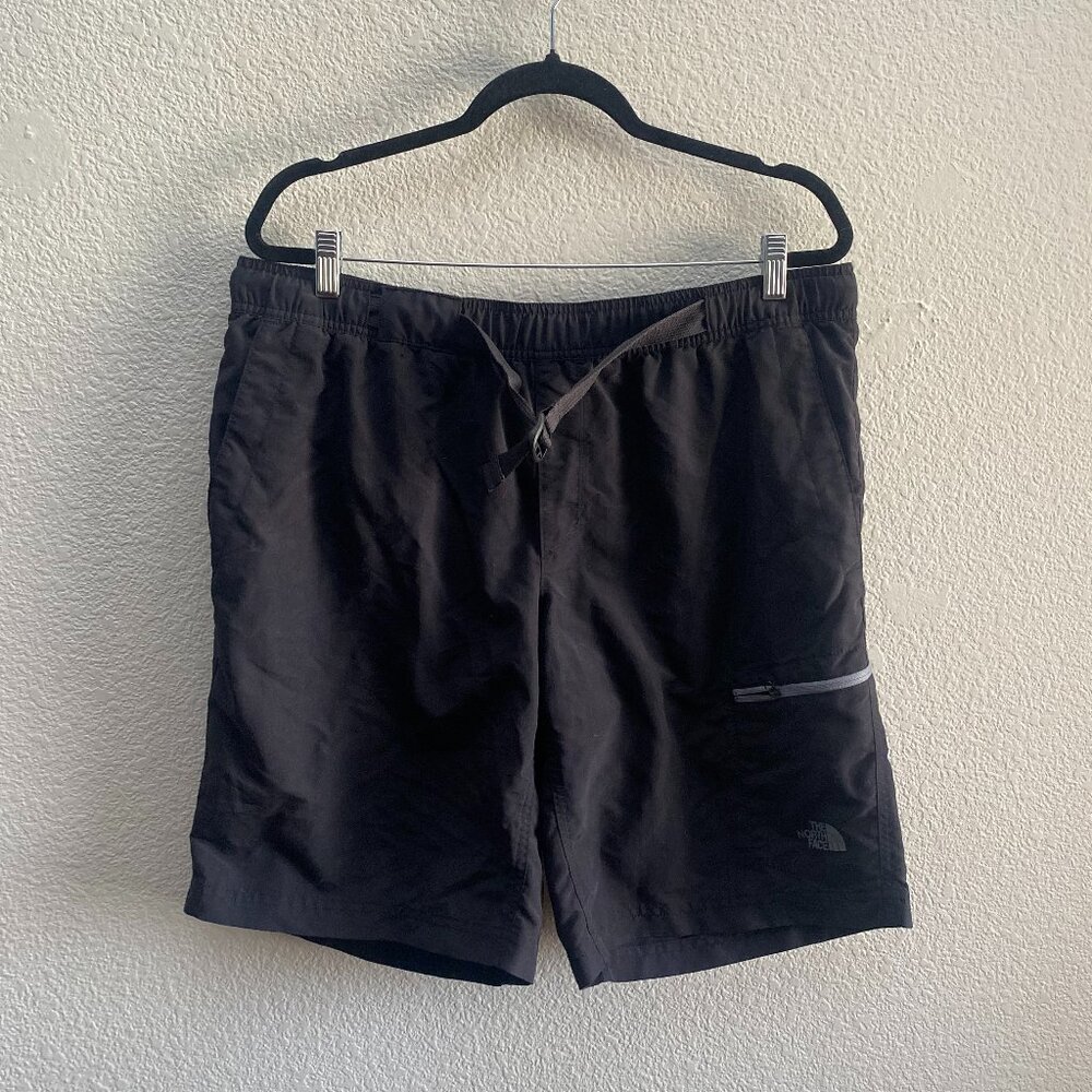 The North Face Belter Guide Trunk Shorts Black Color Men's XL 9.5 Inch Inseam